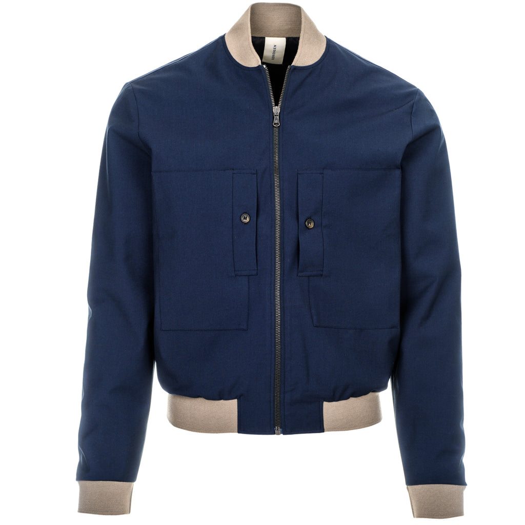 DRIVER PIT JACKET/5/NAVY-TAUPE